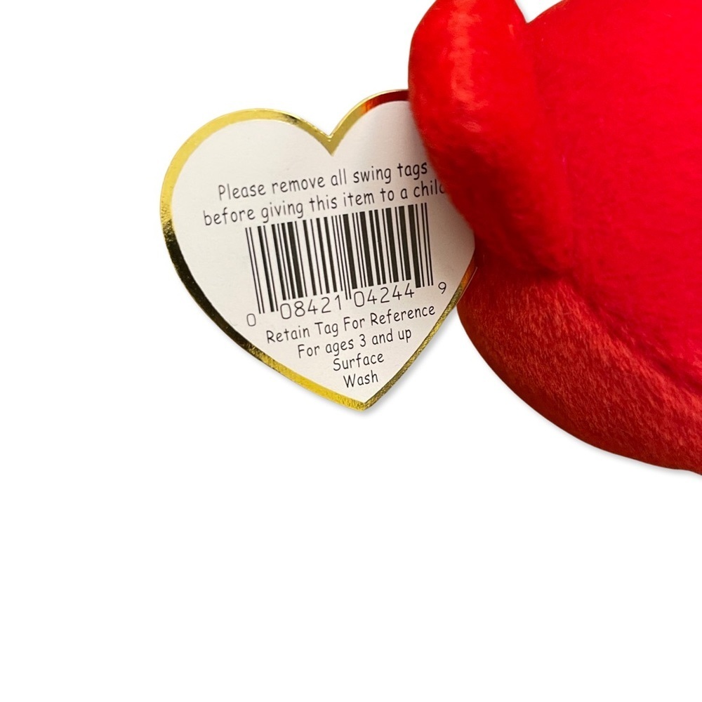 BEANIE Babies TY Original Mexican Osito Red Bear 1999 - 8 inches - Picture 7 of 8